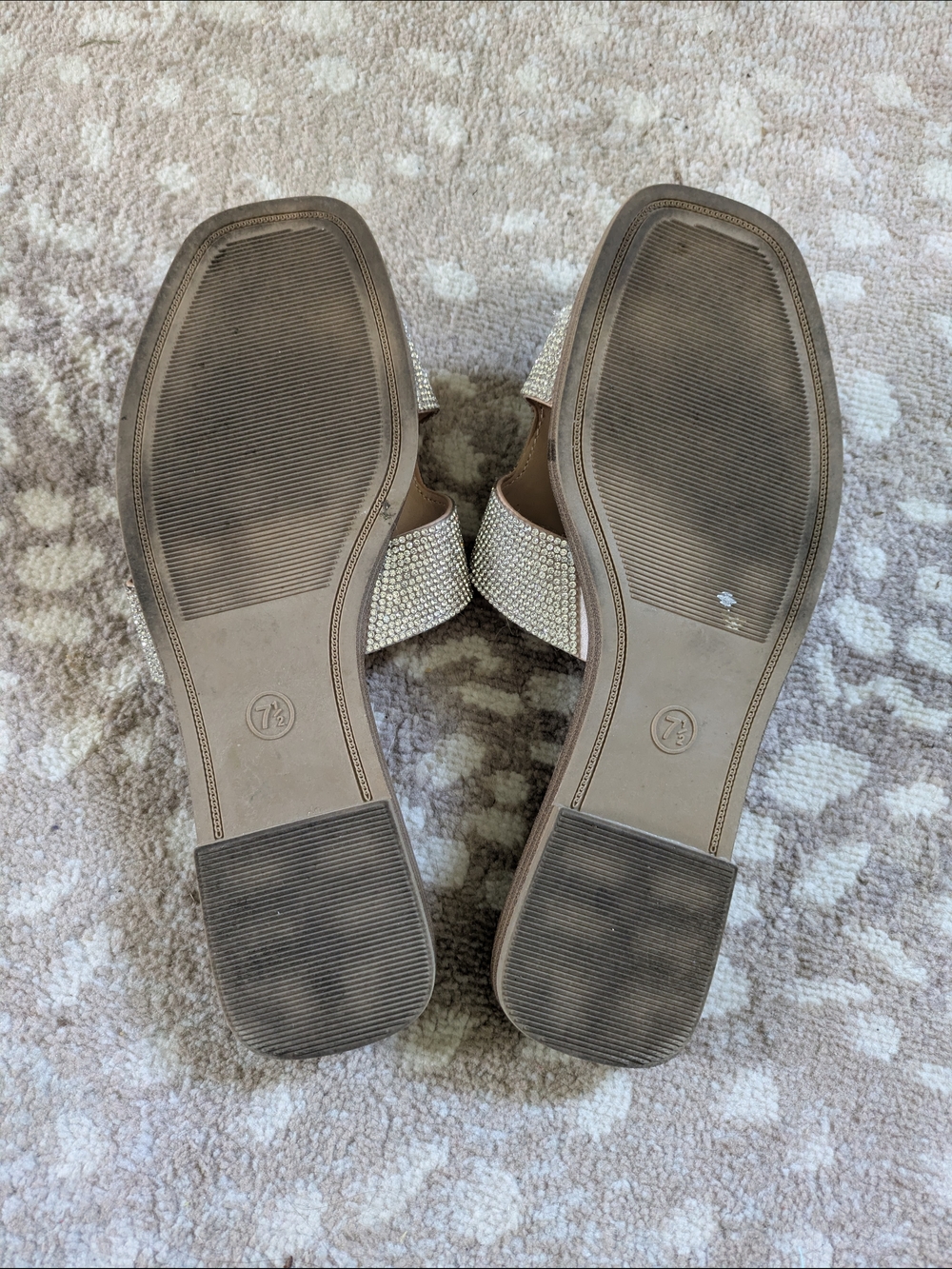 a new day Nude Crystal-Embellished Slide Sandals - Picture 4 of 4